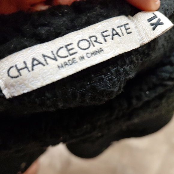 Christmas Festive Black Sweater with Holiday Accents Size XL - Picture 3 of 6